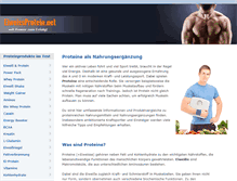 Tablet Screenshot of eiweissprotein.net